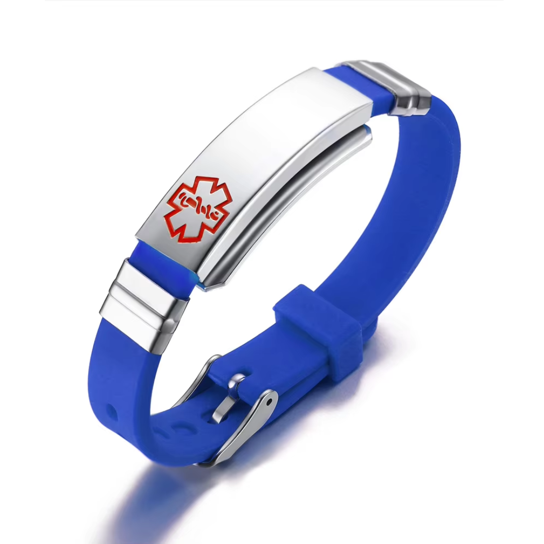 Silicone Custom Medical ID Band