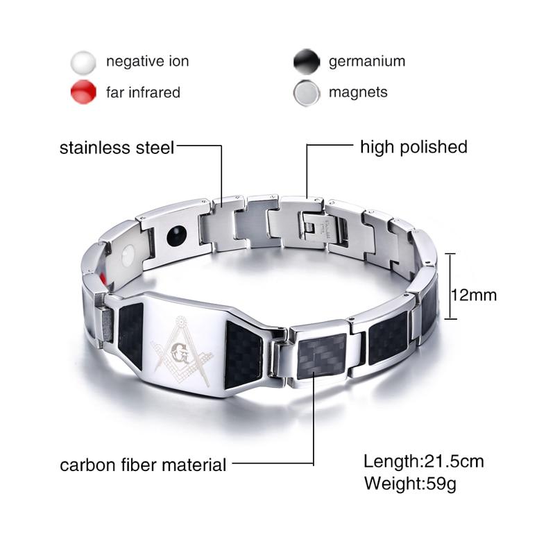Silver & Black Personalised Steel Bracelet (OLD TEMPLATE)-Personalised Bracelet-Auswara