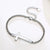 Silver Colour Cross Chain Bracelet-Cross Bracelet-Auswara