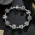 Silver Love Charm Bracelet-Women Bracelets-Auswara