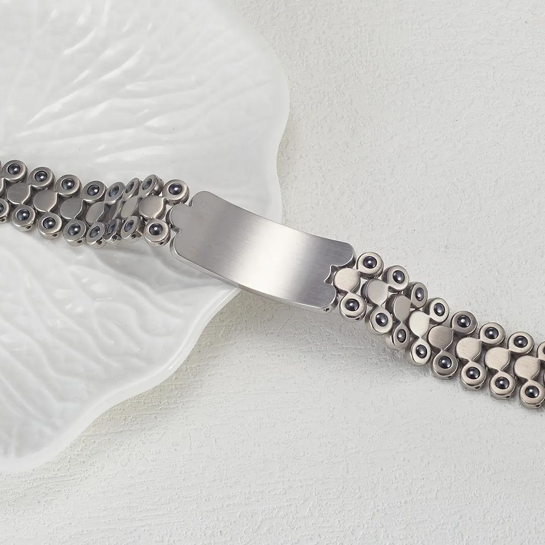 SilverPulse Medical Alert Bracelet-Medical ID Bracelet-Auswara