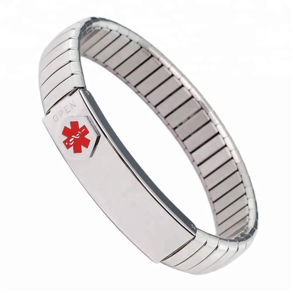 SilverVault Medical ID Bracelet-Medical ID Bracelet-Auswara