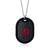 Sports Medical ID Dog Tag Necklace with Rubber Edges-Medical Necklace-Auswara