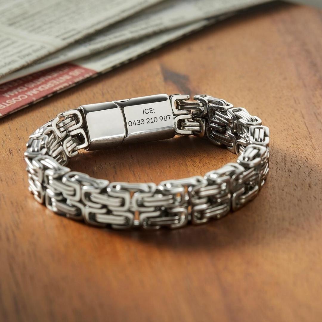 SteelMedix Alert Bracelet-Medical ID Bracelet-Auswara