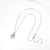 Sterling Silver Evil Eye Hamsa Pendant Necklace-Evil Eye Necklace-Auswara