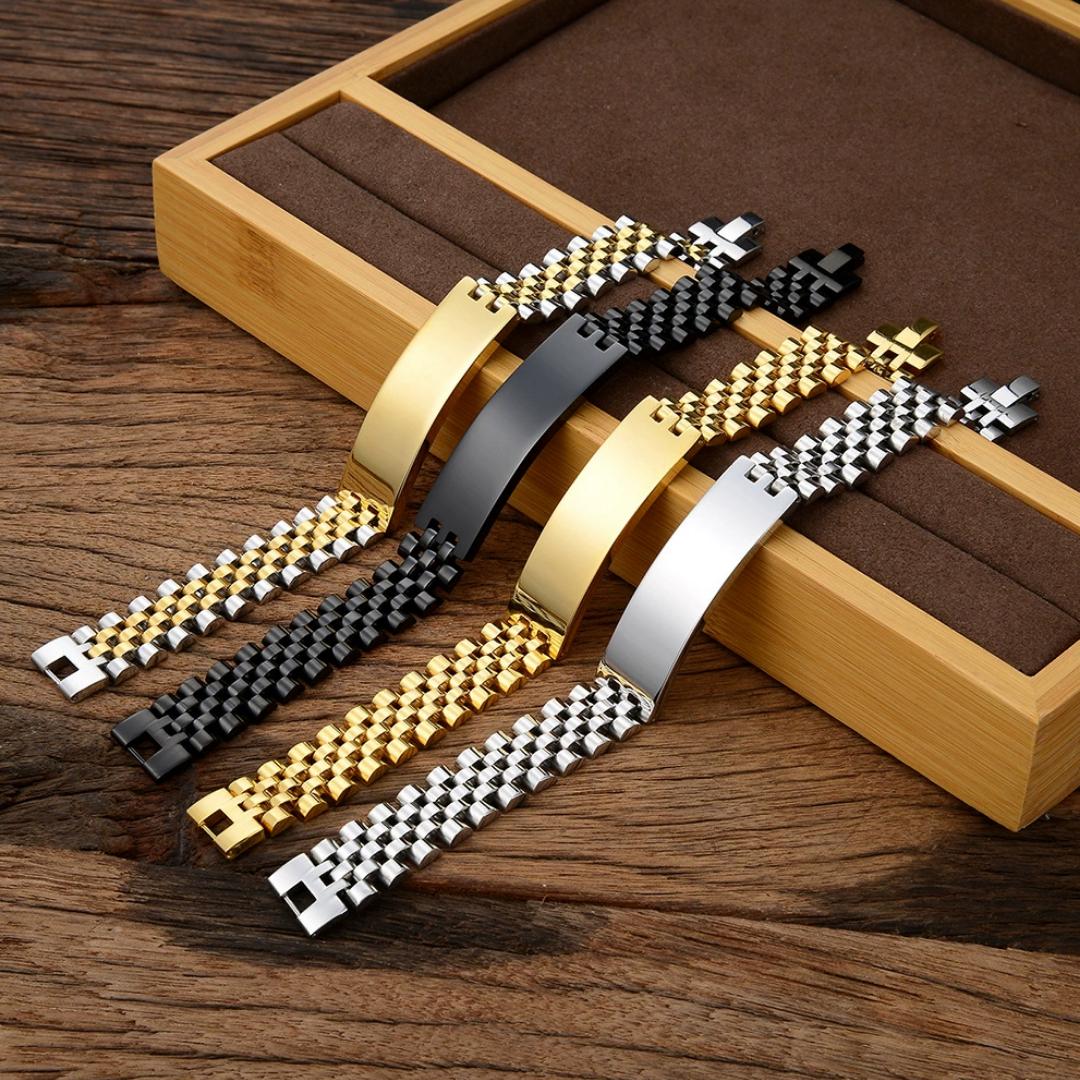 Summit Link Personalised Bracelet-Personalised Bracelet-Auswara