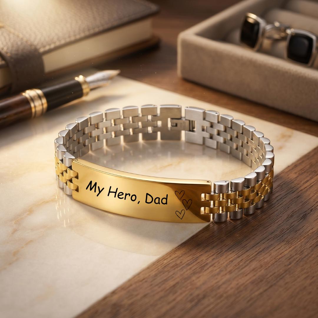 Summit Link Personalised Bracelet-Personalised Bracelet-Auswara