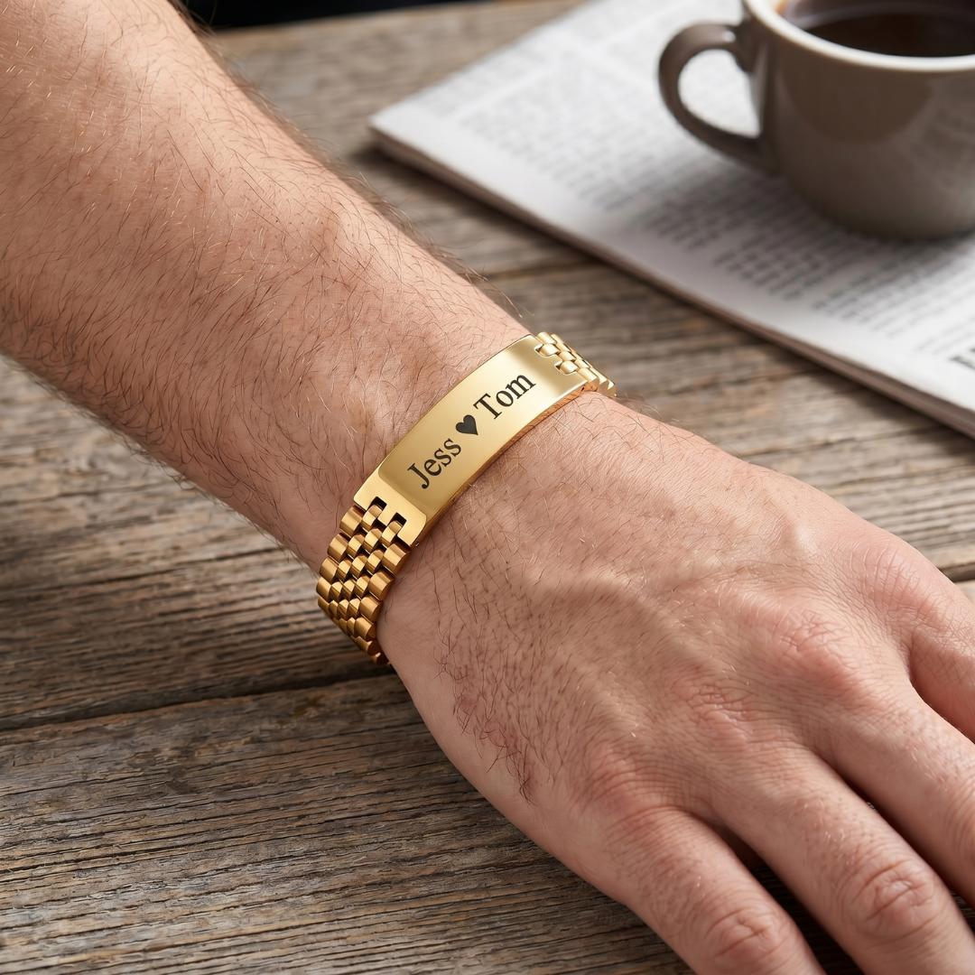 Summit Link Personalised Bracelet-Personalised Bracelet-Auswara