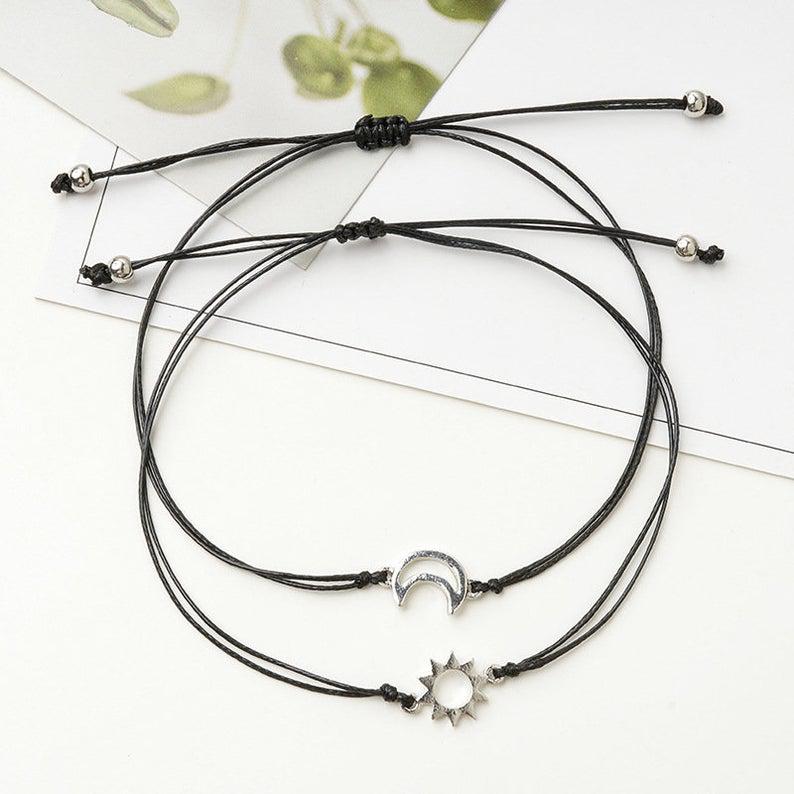 Sun & Moon Friendship Bracelet-Friendship Bracelets-Auswara