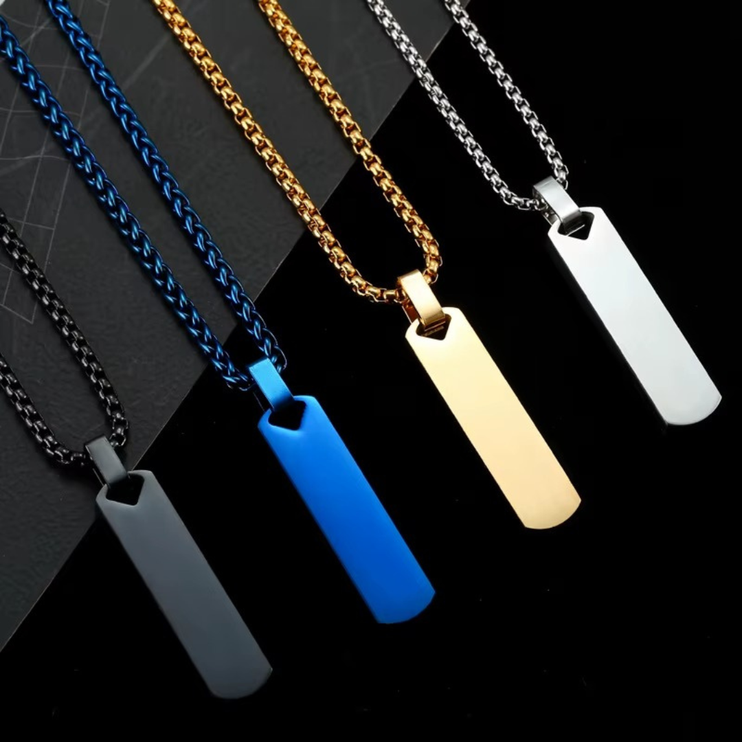 TagForge DualSide Custom Pendant Necklace