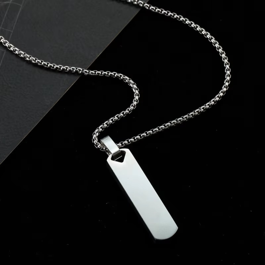 TagForge DualSide Custom Pendant Necklace