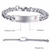 Personalised Unisex Medical Alert ID Bracelet