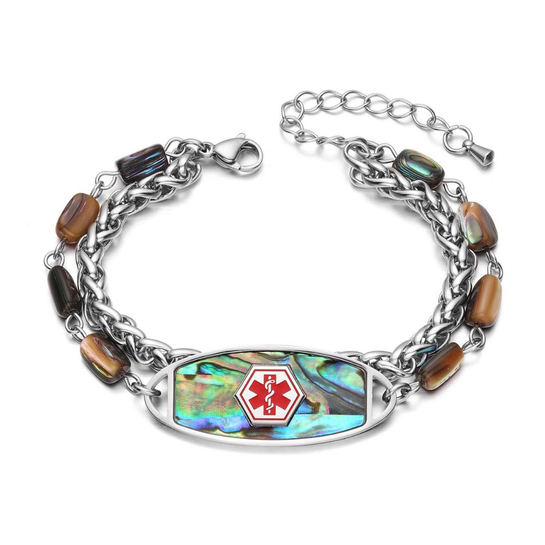 Terra Tide Personalised Medical ID Bracelet-Medical ID Bracelet-Auswara