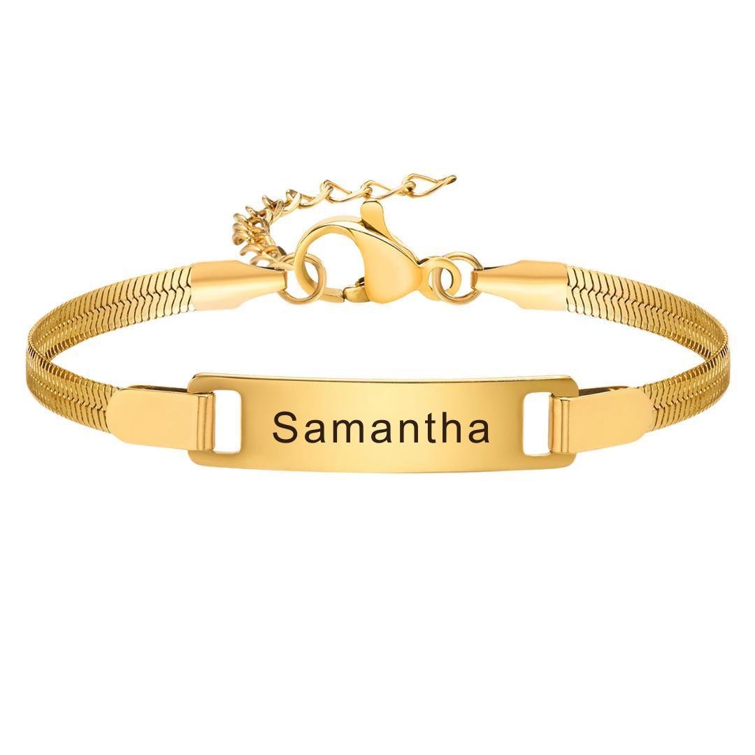 Tiny Glow Personalised Kids ID Bracelet-Kids Bracelet-Auswara