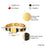 TitanEdge Carbon Armour Bracelet - Gold & Black-Personalised Bracelet-Auswara