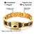 TitanEdge Carbon Armour Bracelet - Gold & Black-Personalised Bracelet-Auswara