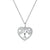Tree of Life Heart Necklace In Sterling Silver-Women Necklace-Auswara