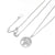Tree of Life Necklace in Sterling Silver and Cubic Zirconia-Women Necklace-Auswara