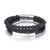 Triple Layer Personalised Leather Bracelet-Personalised Bracelet-Auswara
