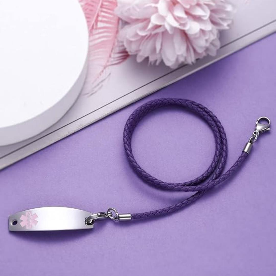 Triple Strand Medical Alert Bracelet-Medical ID Bracelet-Auswara