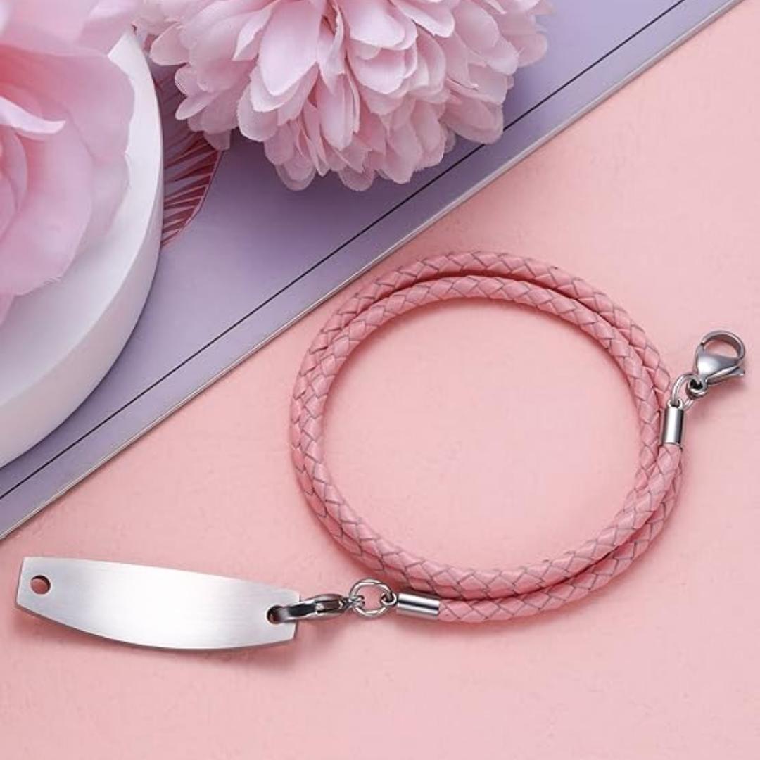 Triple Strand Medical Alert Bracelet-Medical ID Bracelet-Auswara