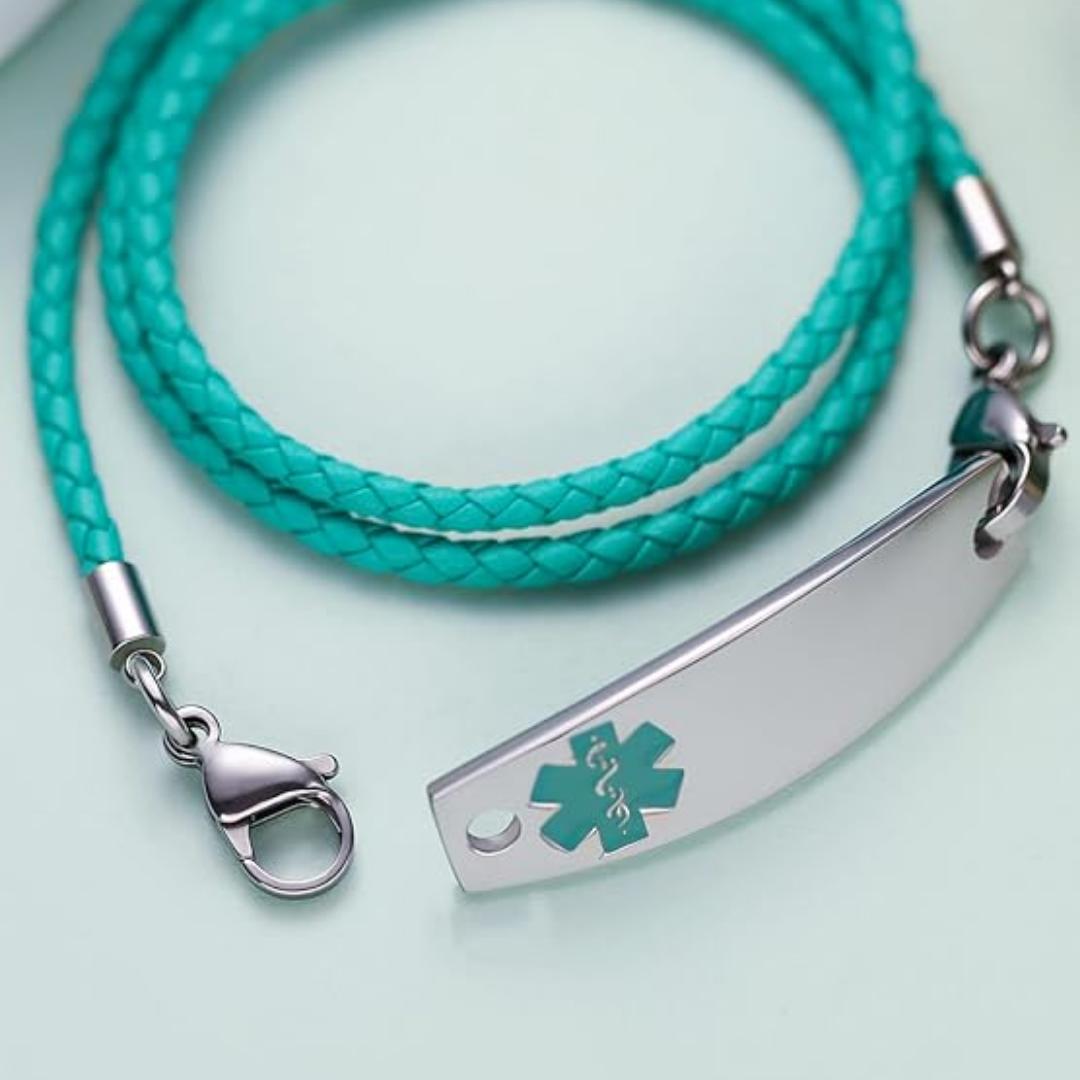Triple Strand Medical Alert Bracelet-Medical ID Bracelet-Auswara