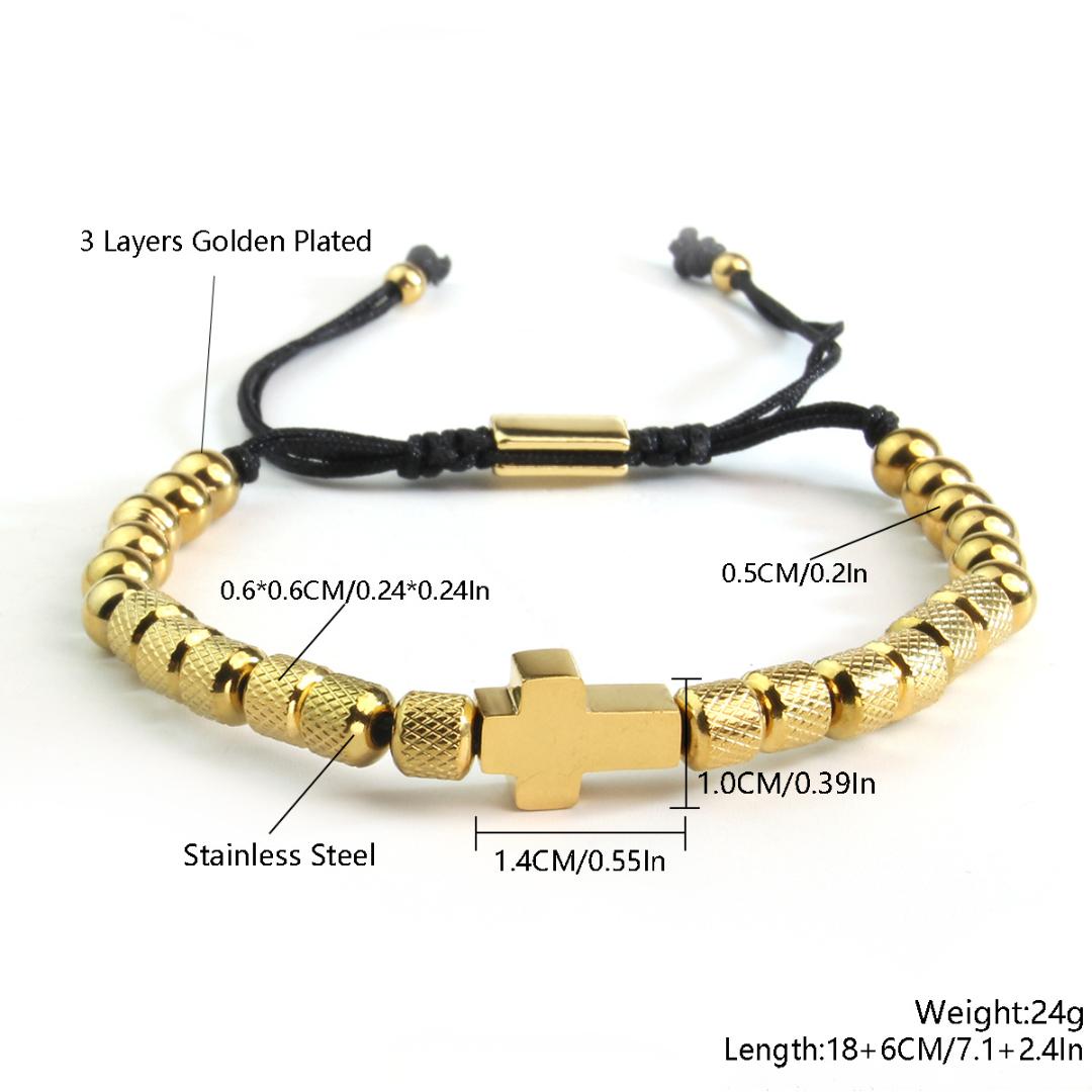 TrueNorth Cross Bracelet-Cross Bracelet-Auswara