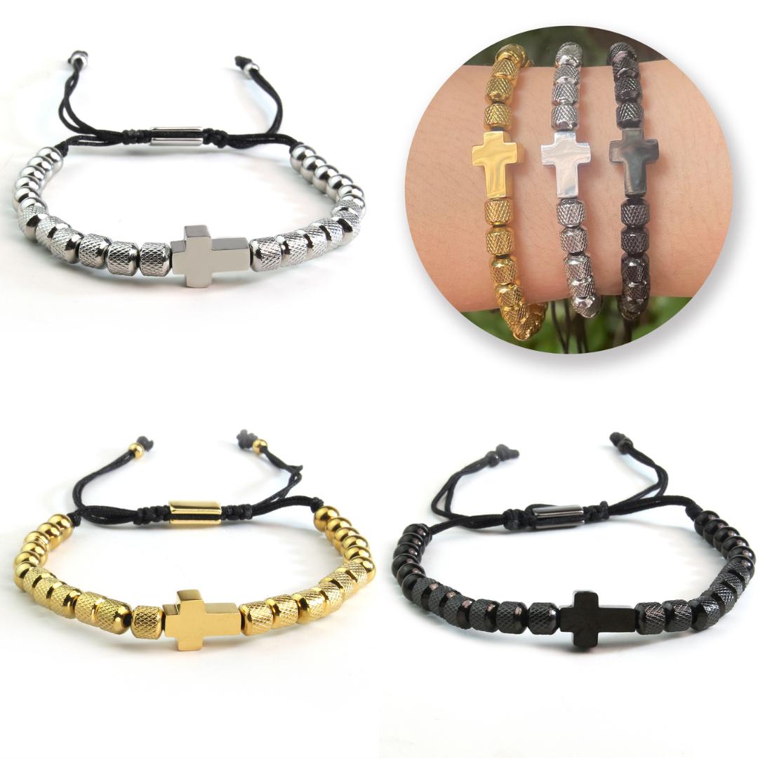TrueNorth Cross Bracelet-Cross Bracelet-Auswara