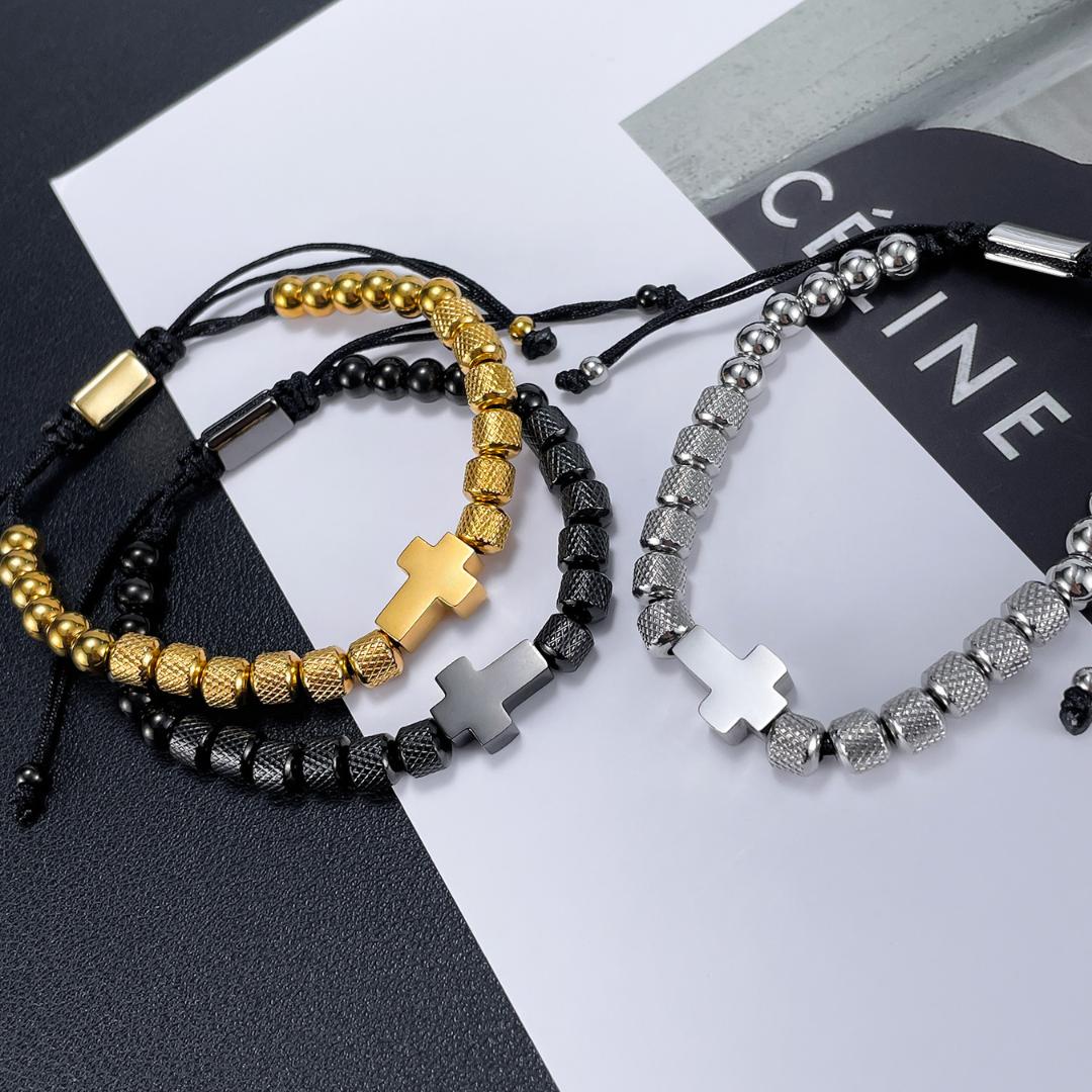 TrueNorth Cross Bracelet-Cross Bracelet-Auswara