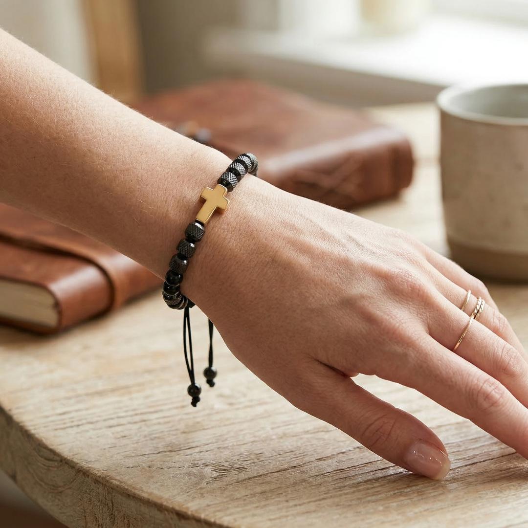 TrueNorth Cross Bracelet-Cross Bracelet-Auswara