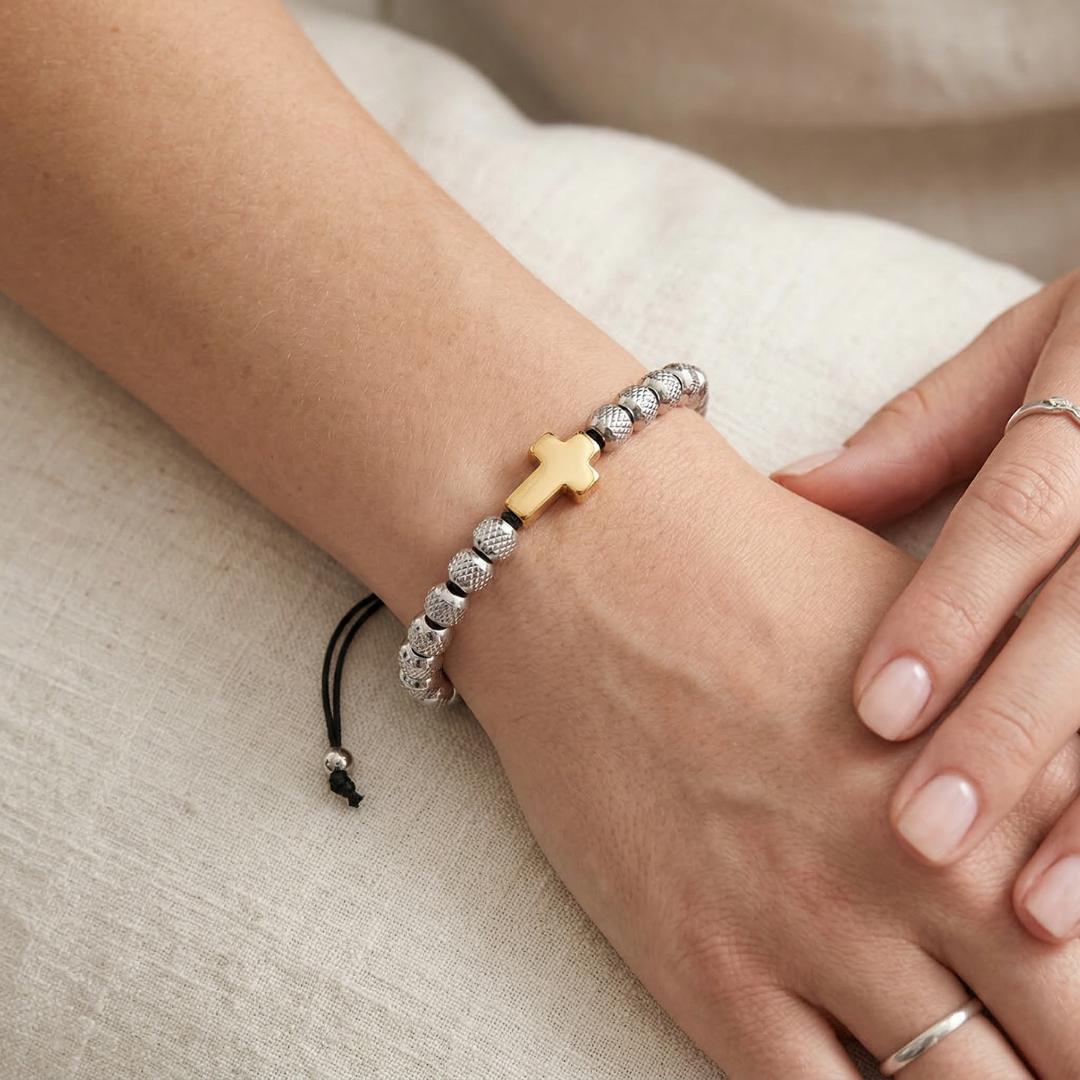 TrueNorth Cross Bracelet-Cross Bracelet-Auswara