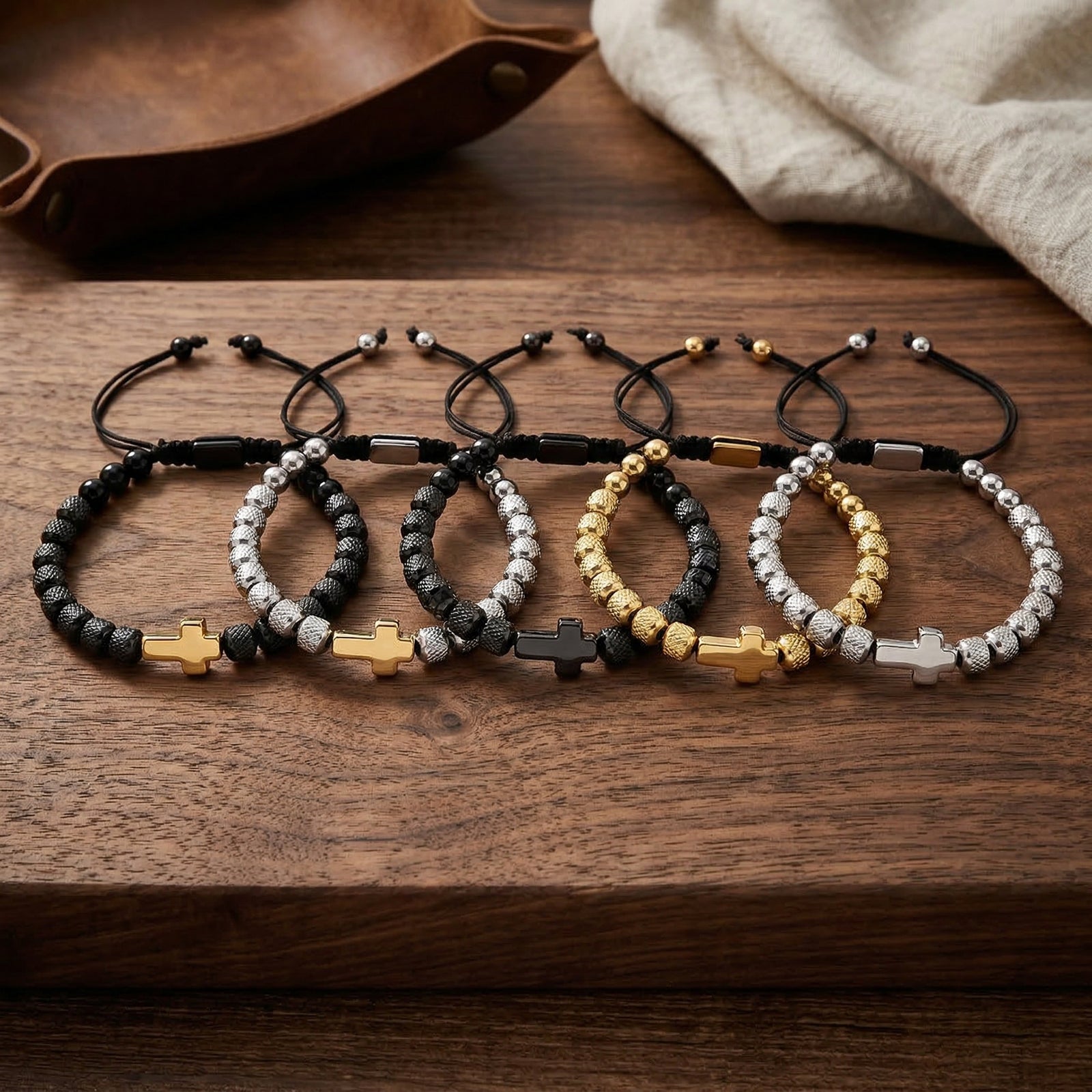 TrueNorth Cross Bracelet-Cross Bracelet-Auswara