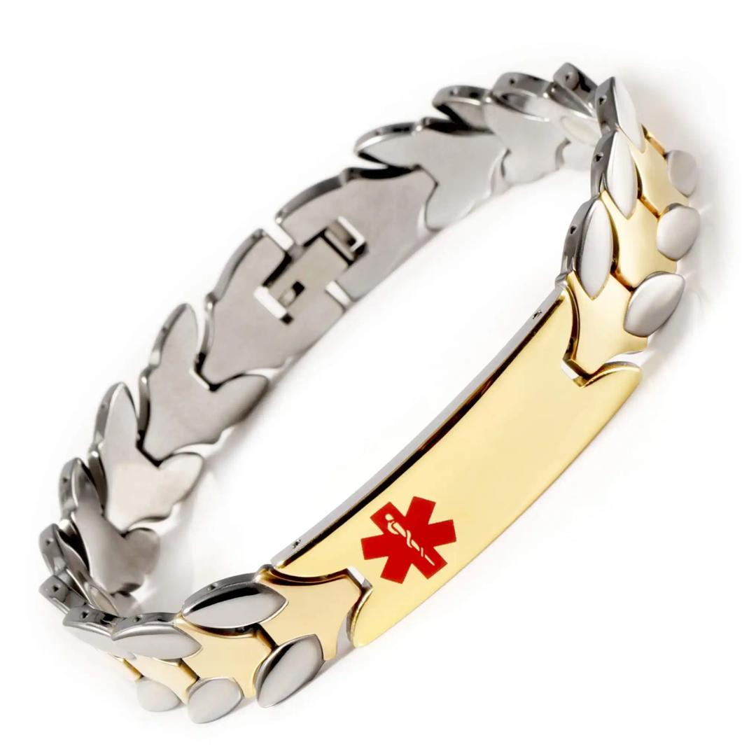 TitanLuxe Medical Alert Bracelet-Medical ID Bracelet-Auswara