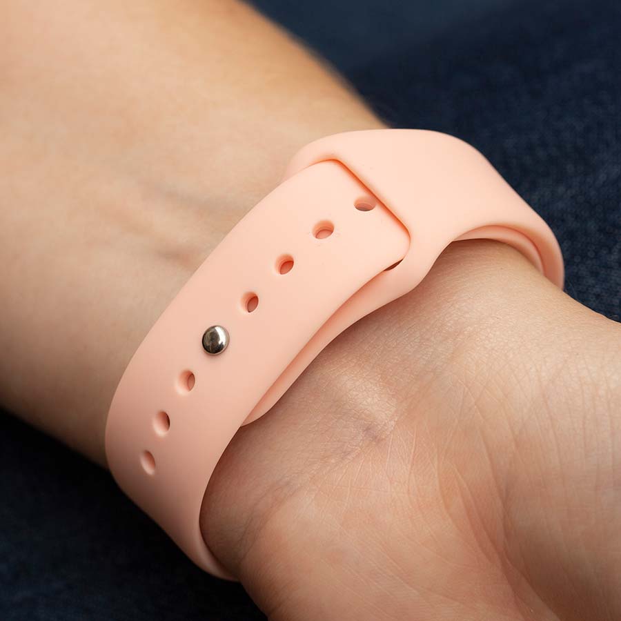 Ultra Silicone Medical ID Bracelet in Light Pink-Medical ID Bracelet-Auswara