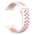 Ultra Silicone Medical ID Bracelet in White & Peach-Medical ID Bracelet-Auswara