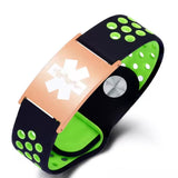 UltraFit Unisex Personalised Silicone Medical Alert Bracelet-Medical ID Bracelet-Auswara