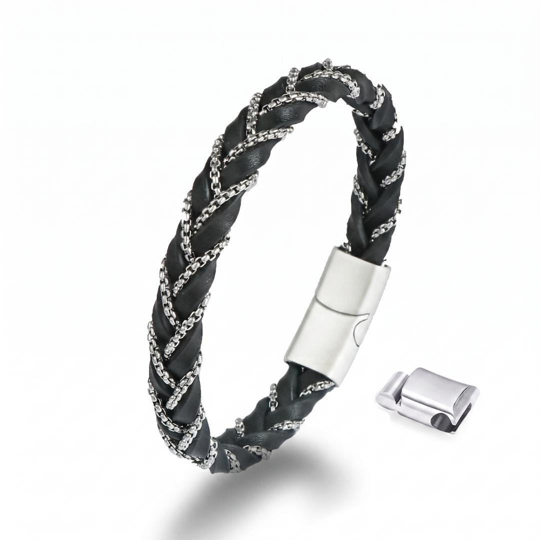 Valentina Personalised Women's Leather Bracelet-Personalised Bracelet-Auswara
