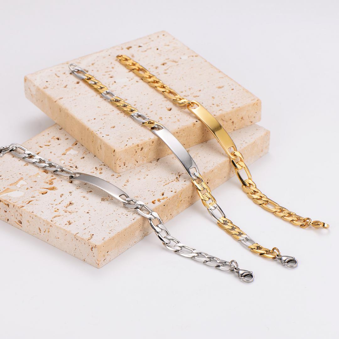 Valora Personalised Link Bracelet-Women Bracelets-Auswara