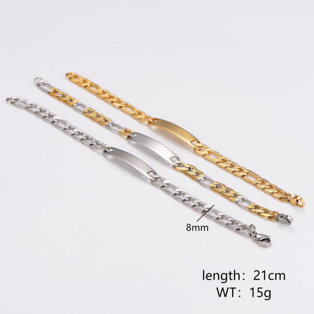 Valora Personalised Link Bracelet-Women Bracelets-Auswara