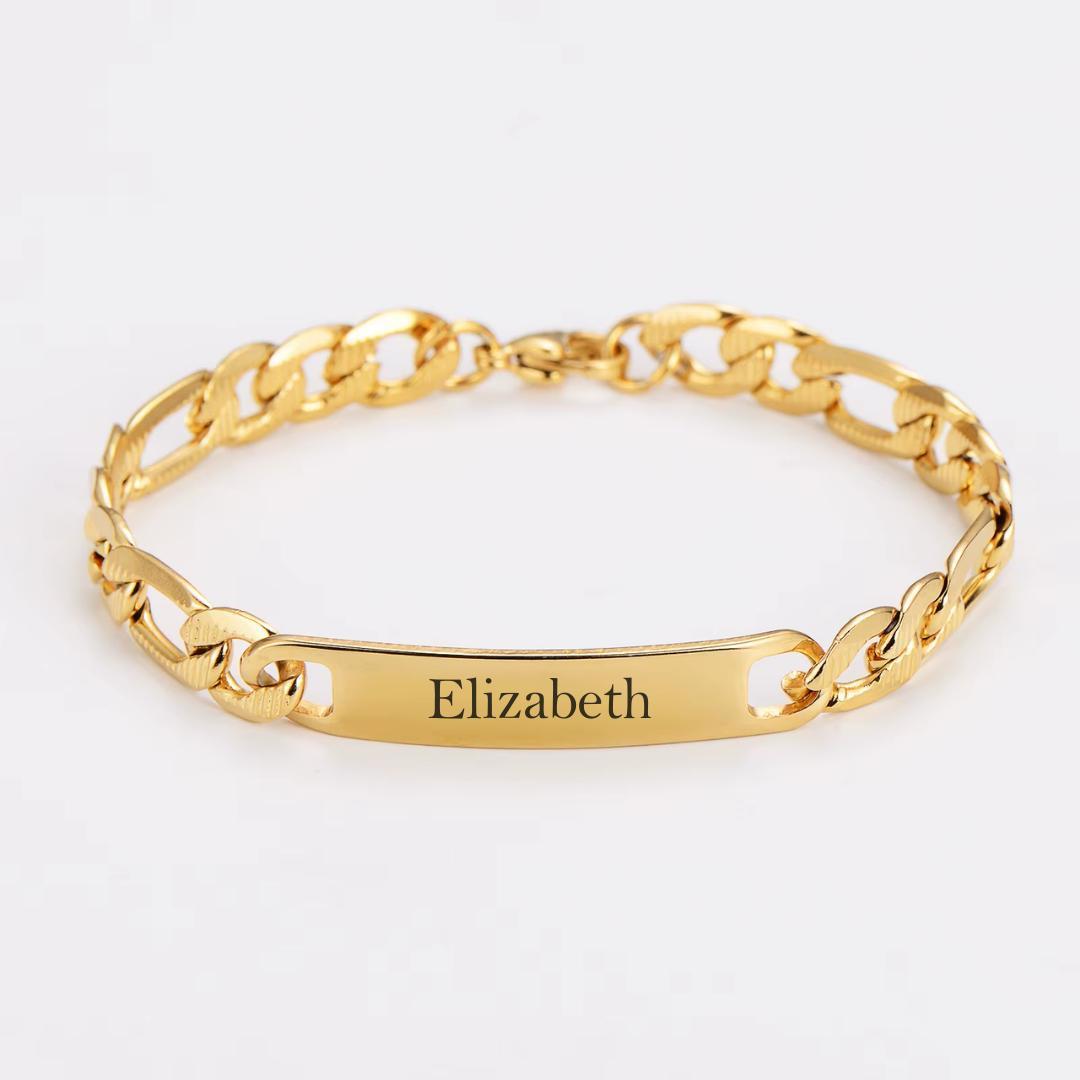 Valora Personalised Link Bracelet-Women Bracelets-Auswara
