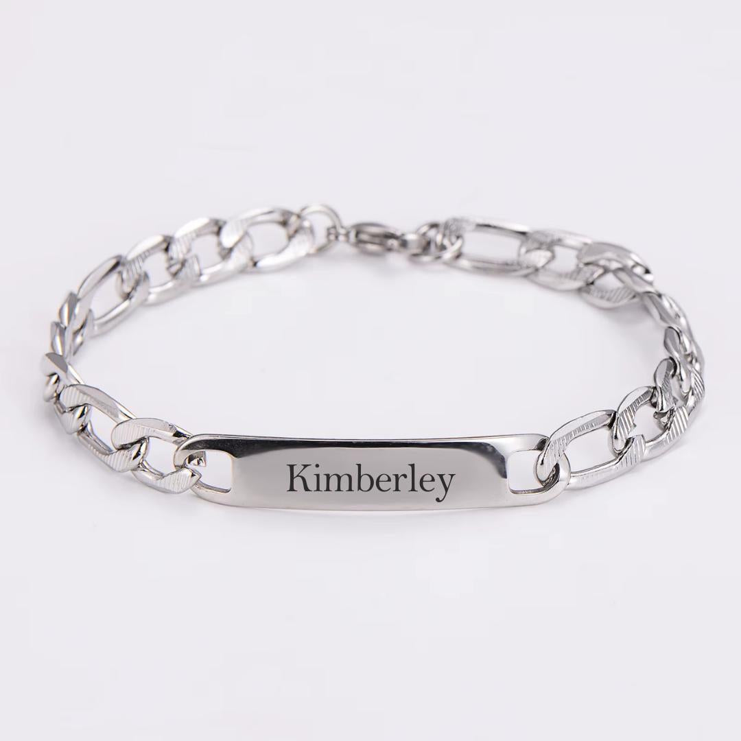 Valora Personalised Link Bracelet-Women Bracelets-Auswara