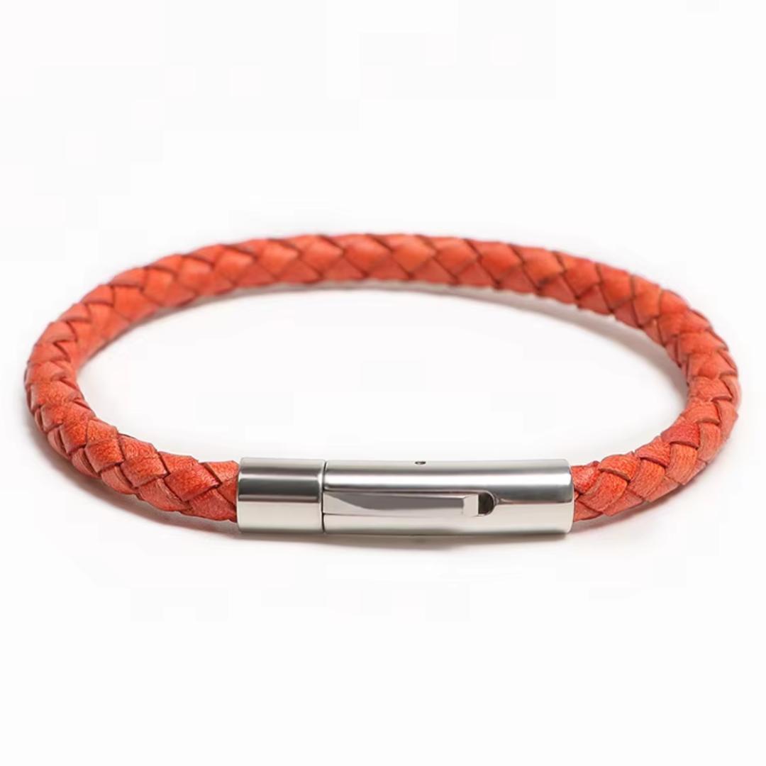 Velora Women Engraved Leather Bracelet-Personalised Bracelet-Auswara