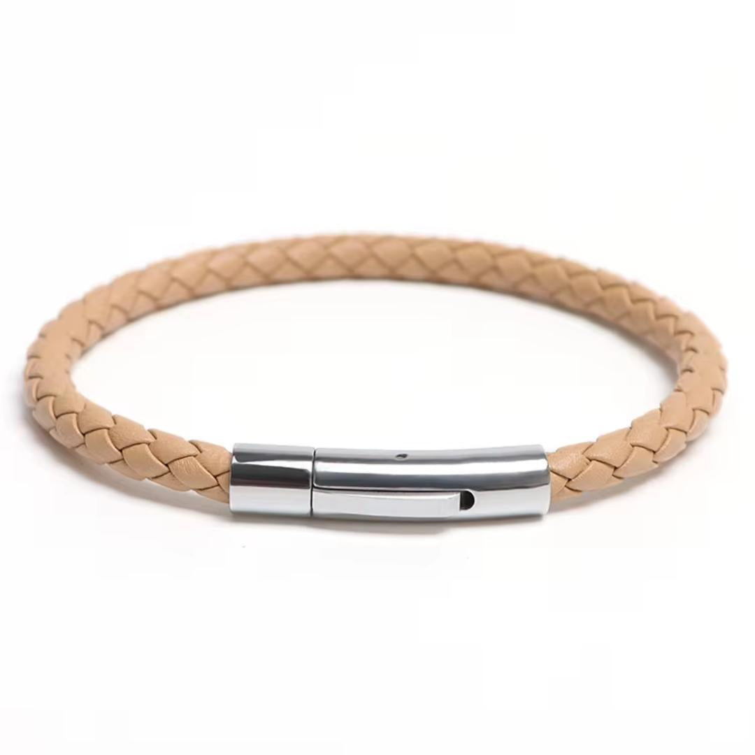 Velora Women Engraved Leather Bracelet-Personalised Bracelet-Auswara