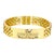 Personalised Gold Colour Link Bracelet (OLD TEMPLATE)-Personalised Bracelet-Auswara