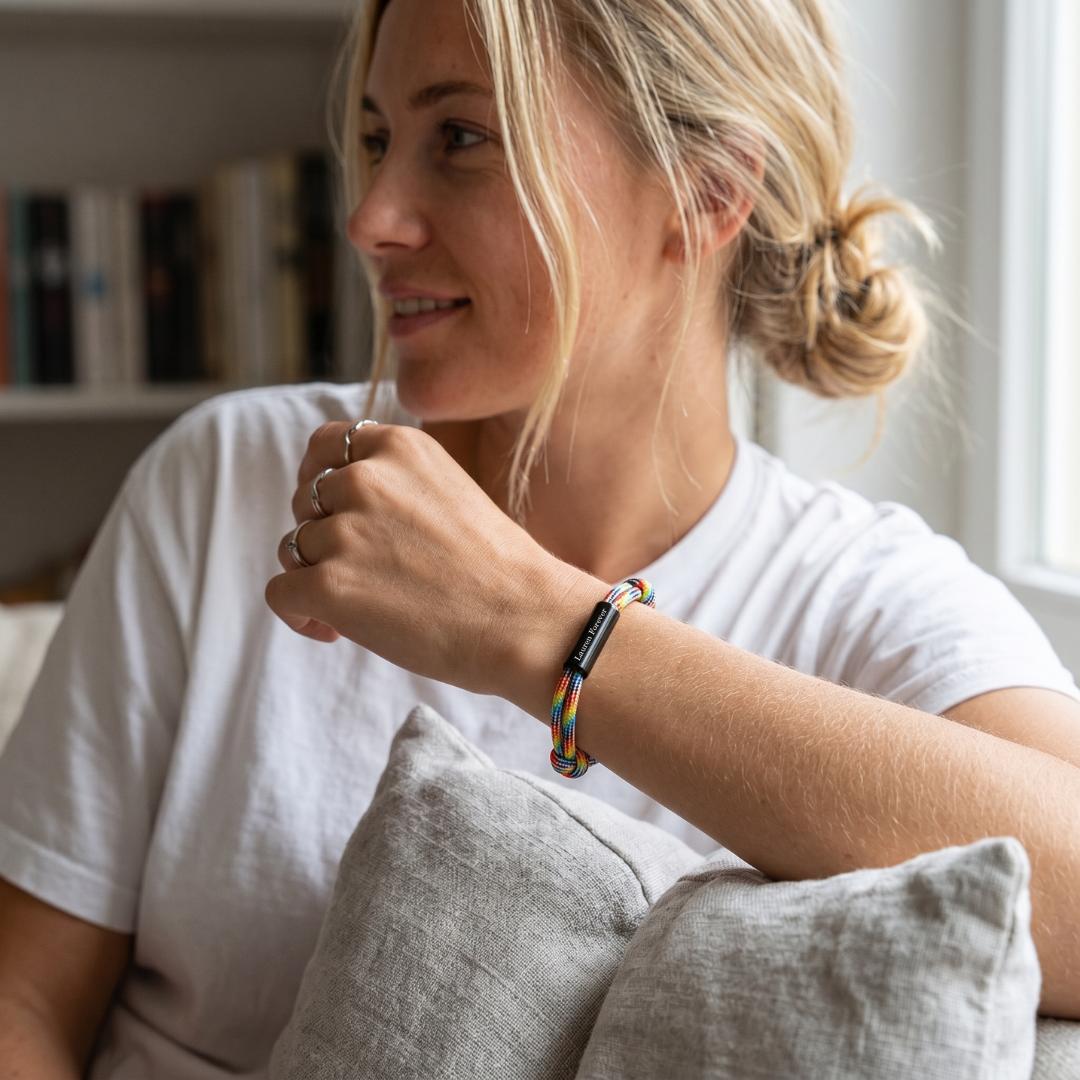Voyager Personalised Rope Bracelet-Personalised Bracelet-Auswara