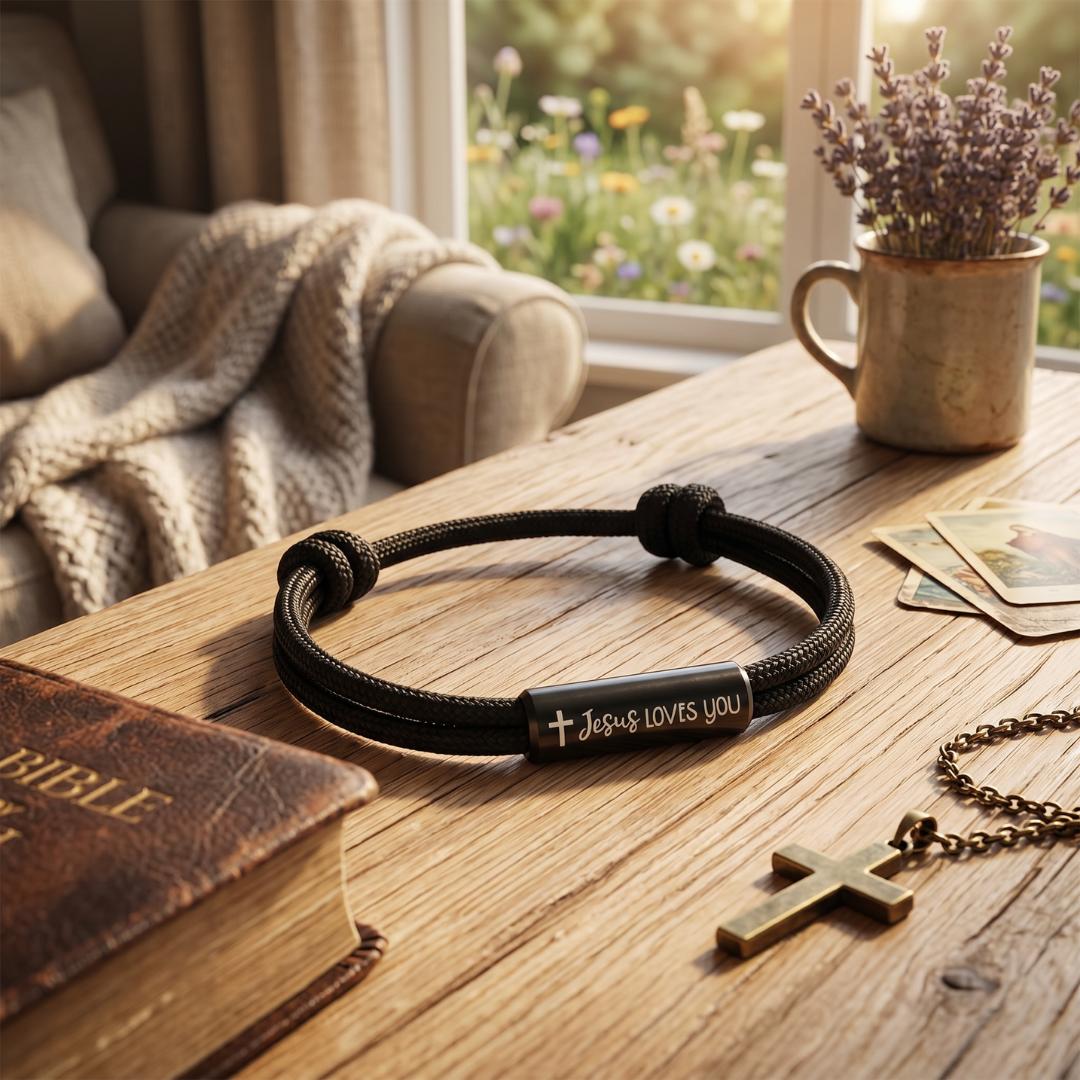 Voyager Personalised Rope Bracelet-Personalised Bracelet-Auswara