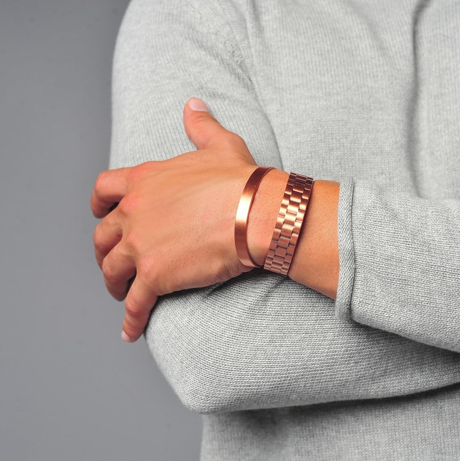 WhisperBand – Light-Revealed Copper Cuff-Personalised Bracelet-Auswara