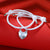 White Rope Magnetic Heart Couples Bracelet Set-Couple Bracelet-Auswara