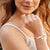Women’s Gold Colour Personalised Bracelet with Heart Charm-Women Bracelets-Auswara