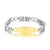 Women’s Personalised Bar with Heart Chain Bracelet-Women Bracelets-Auswara
